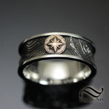 The Wanderer Ring - Sterling and Bronze