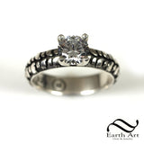 Ladies Mud Bogger® by Interco® Tire Tread Solitaire Engagement Ring