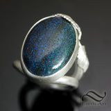 Opal Garden Statement Ring in Sterling Silver