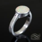 Confetti Cake Opal Ring - Sterling Silver