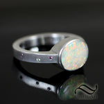Confetti Cake Opal Ring - Sterling Silver