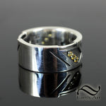 Rumble BumbleBee Band - Sterling and Sapphire