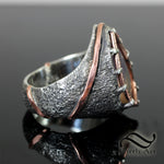 The Alchemist's Tear - Ametrine in Silver and Copper