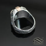 Ancient Andamooka and Mokume Gane Ring