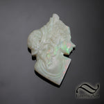 Vintage Australian Opal -Ladies Head- Carving