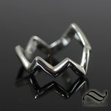 Simple ZigZag Ring - Sterling or Gold