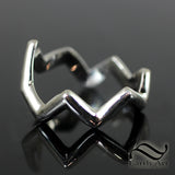Simple ZigZag Ring - Sterling or Gold