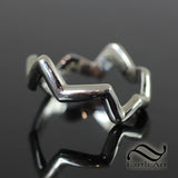 Simple ZigZag Ring - Sterling or Gold