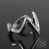 Simple ZigZag Ring - Sterling or Gold