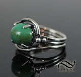 Wrap Ring Turquoise in Sterling Silver