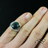 Andamooka Dew Drop Ring - Sterling Silver