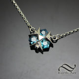 Zora's Sapphire Necklace- Sterling Silver