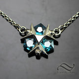 Zora's Sapphire Necklace- Sterling Silver
