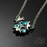 Zora's Sapphire Necklace- Sterling Silver