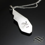 Australian opal and Ruby in Abstract Pendant - Sterling Silver