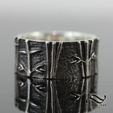 Bamboo Forest Band - Sterling Silver