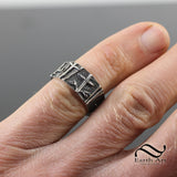 Bamboo Forest Band - Sterling Silver