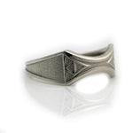 Zelda Wedding Band -Sterling Silver Ladies Thinner geeky wedding band