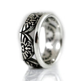 Hyrule Crest Crown Ring - Sterling Silver