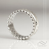 Laurel Wreath Band - Sterling or 14k