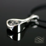 Your Stone - Faceted - Set in a Modern Style Pendant - Sterling Silver