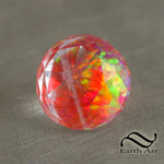 Candy Cut Opal and Quartz - Round Rainbow