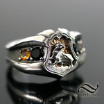 Deluxe House Signet Ring - The Badger - Sterling Silver