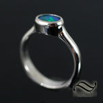 Simply Opal - A timeless opal ring with a Euro style shank