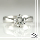 Classic Cathedral Diamond Solitaire - GIA Certified