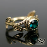 Deep Forest Emerald Ring - Silver or Gold