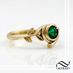 Kokiri Emerald Ring - Silver or Gold