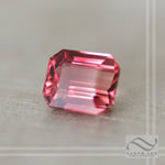 2.9 ct Natural Bi Colored pink tourmaline loose gemstone