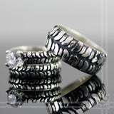 Mens Mud Bogger® by Interco® Tire Tread wedding Ring - Wide design