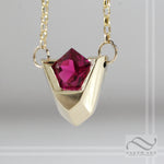 Goron's Ruby Pendant - Sterling silver or Gold