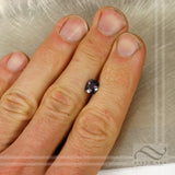 1.66 carat Loose Natural Spinel - Dark lavender rectangular cushion cut