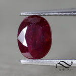 1.55 ct Natural Ruby - Loose red Oval 8x6