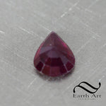 0.95 ct Natural Ruby - Loose red pear 8x6