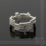 Tetris Ring - Sterling Silver