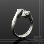 Panther - Adjustable Sterling Silver Ring