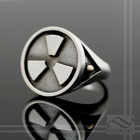 RadioActive - Sterling Silver Signet Ring