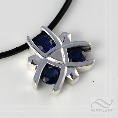 Zora's Sapphire Pendant - Natural Sapphires