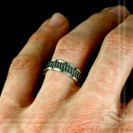 The Guardian - Mens Chainmail Armor Ring Sterling Silver